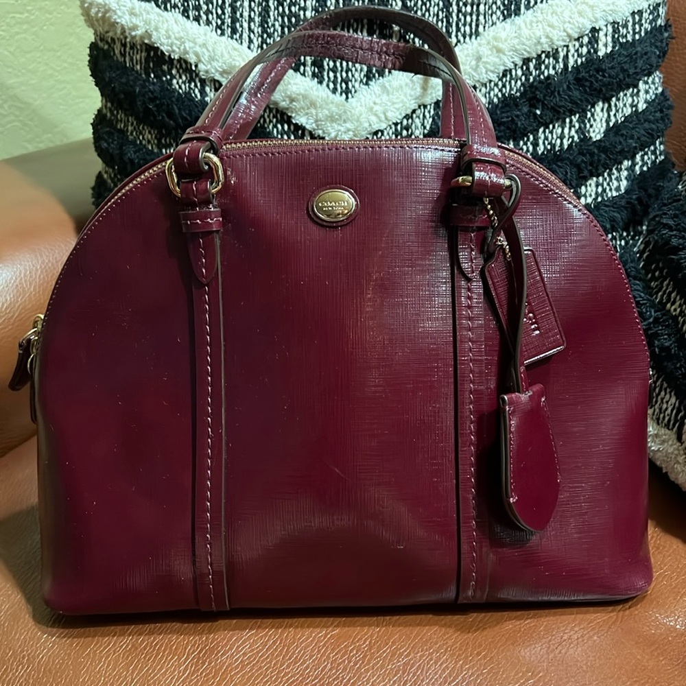 Coach coated canvas handbag